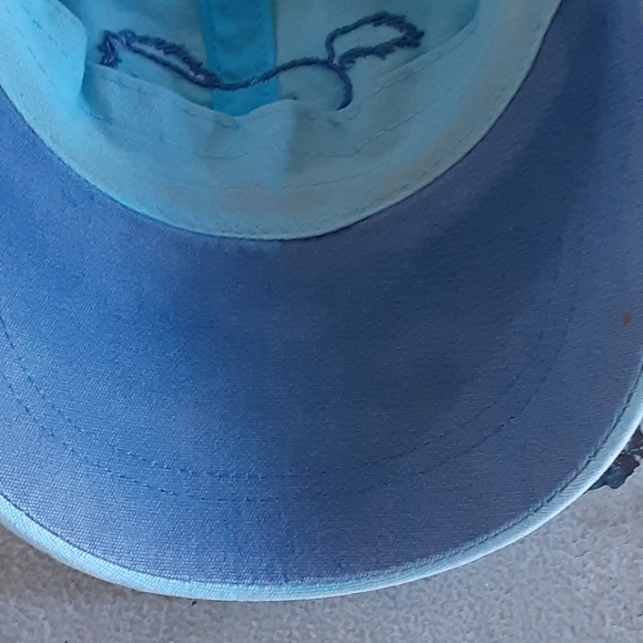 FoxFire Embellished Hook and Loop Adjustable Back Pale Blue Galloping Mustang - Picture 5 of 8